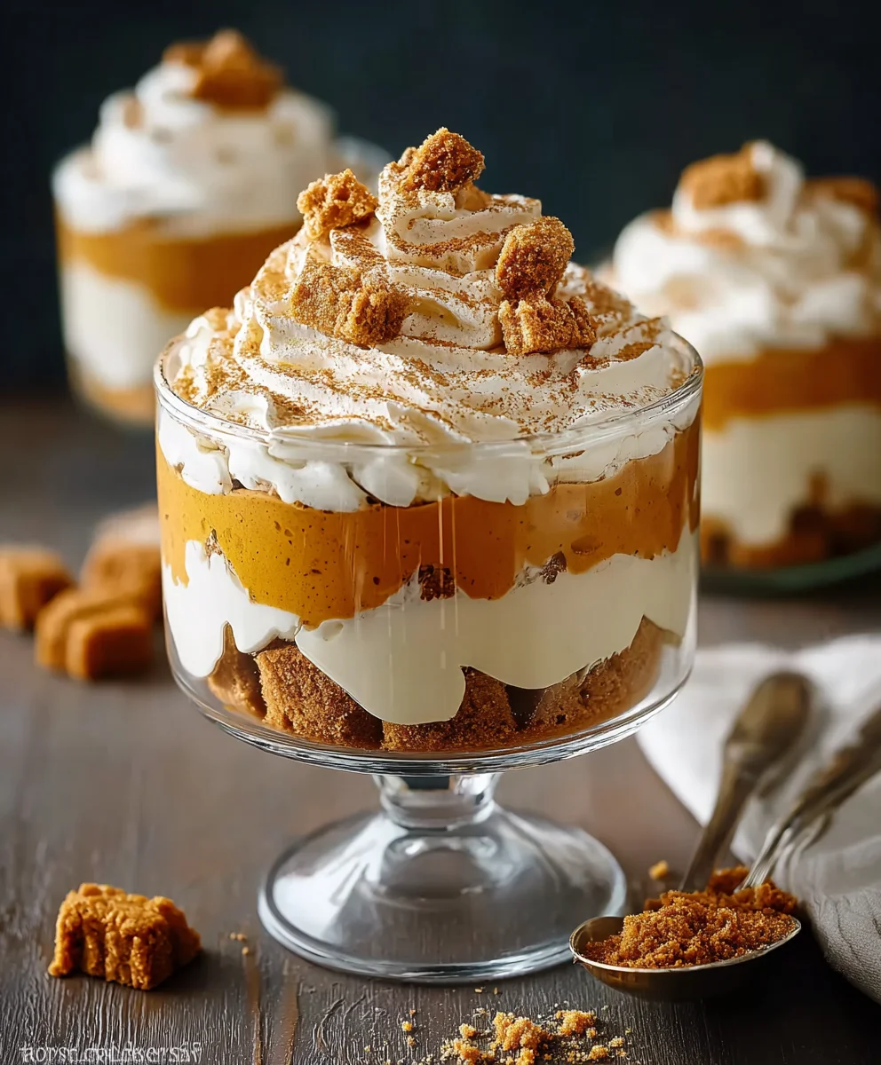 Decadent Pumpkin Pie Cheesecake Trifle Dessert