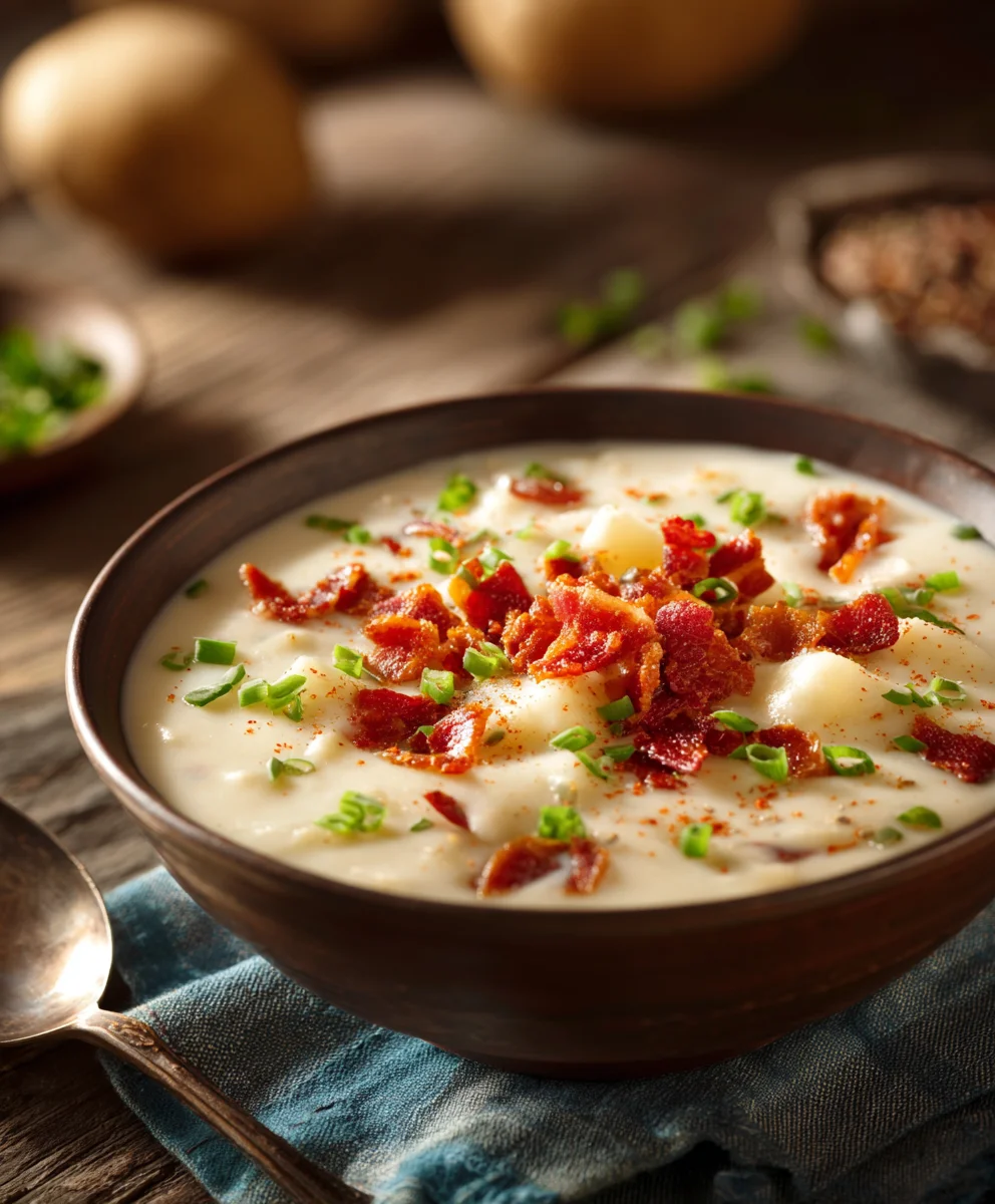 Creamy Outback Steakhouse Potato Soup Copycat Recipe