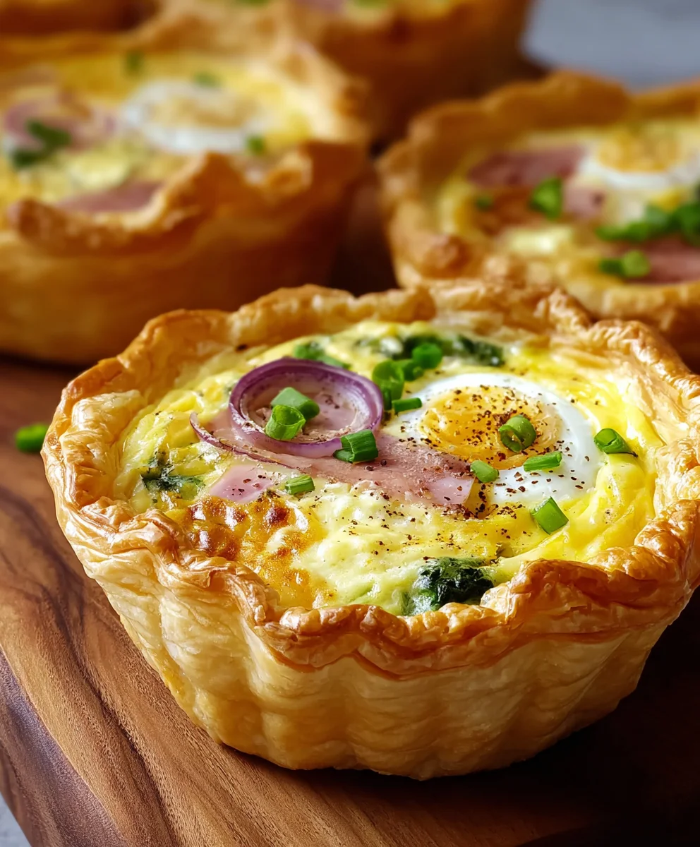 Best Savory Puff Pastry Quiche Recipe: Flaky Golden Crust