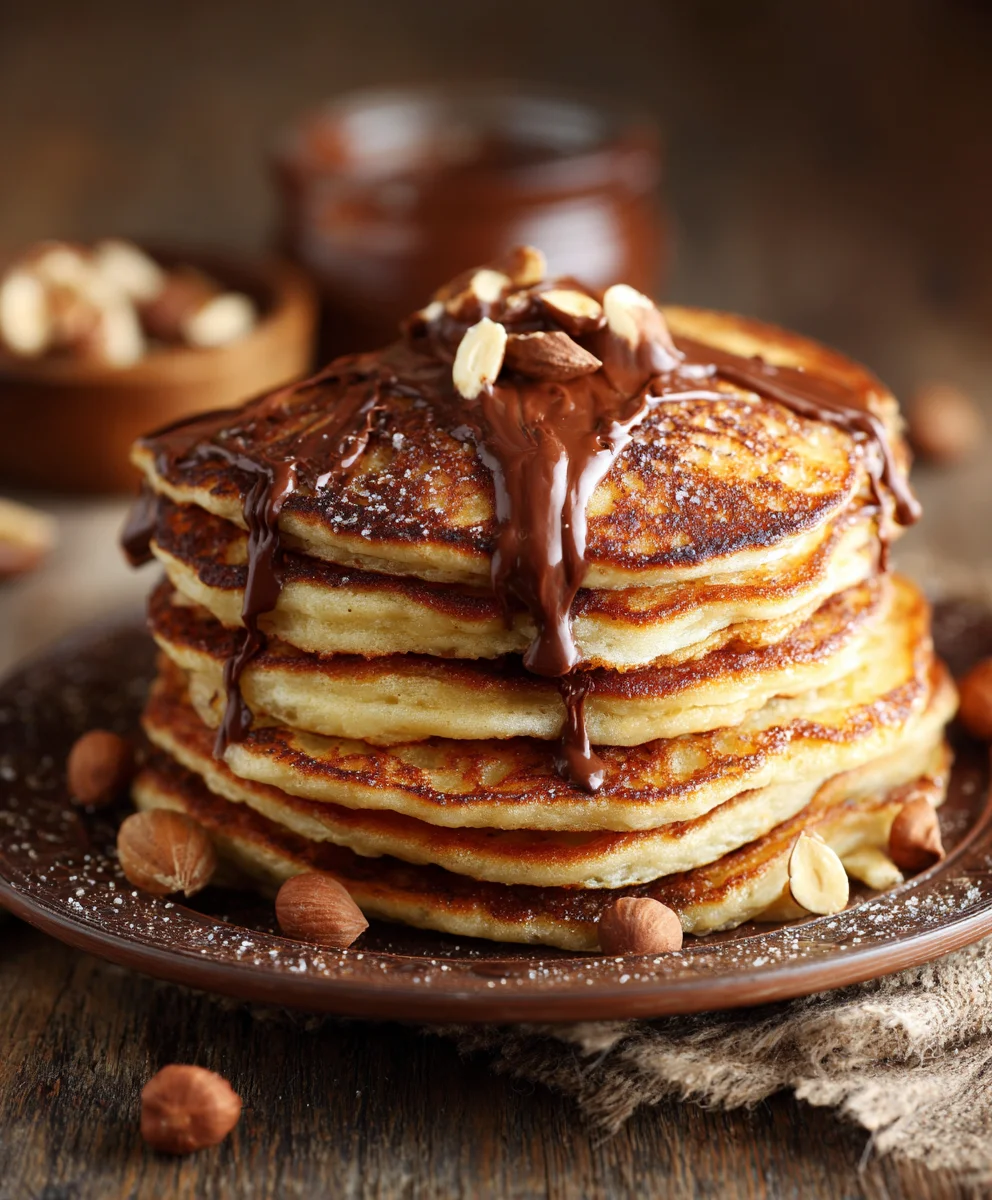 Easy Nutella Pancakes Recipe: Chocolate Hazelnut Bliss