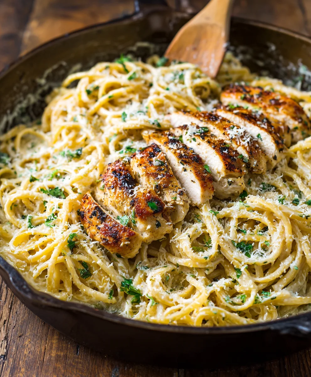 Ultimate Creamy Garlic Parmesan Chicken Pasta You'll Love