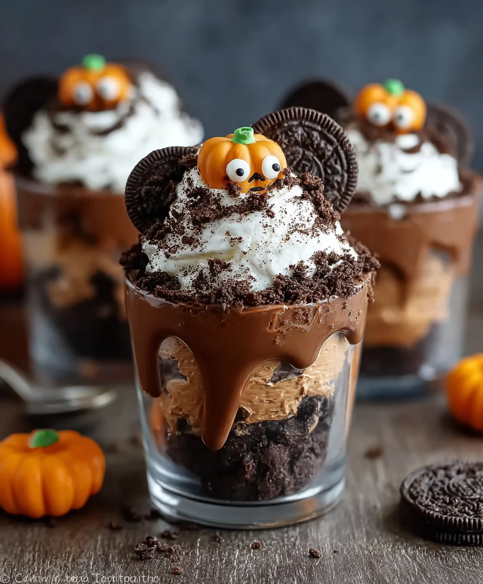 Spooky Halloween Dirt Cups Recipe: Easy No-Bake Treat!