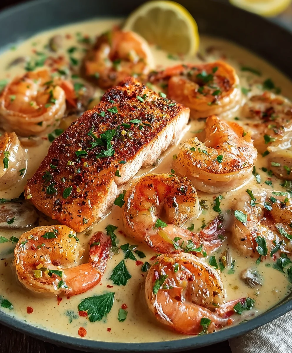 Zesty Salmon Shrimp Cajun Cream: Your New Favorite Dinner