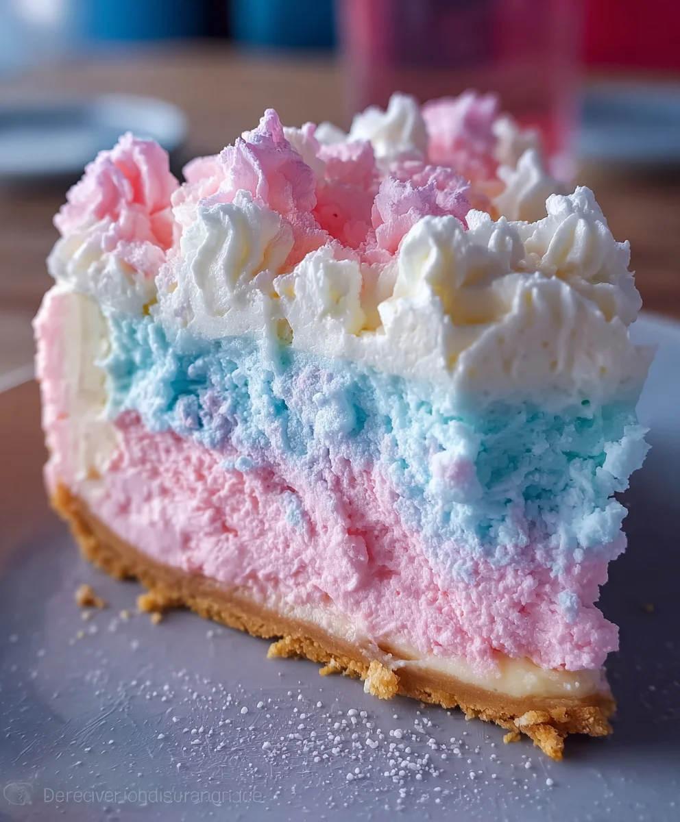 Whimsical Cotton Candy Cheesecake Recipe – Easy & Delicious