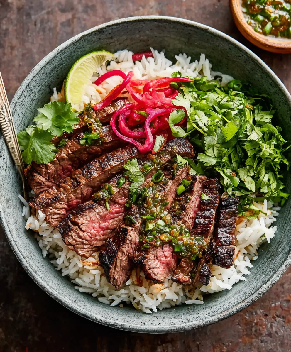 Skirt Steak Rice Bowl: Delicious, Easy Weeknight Recipe