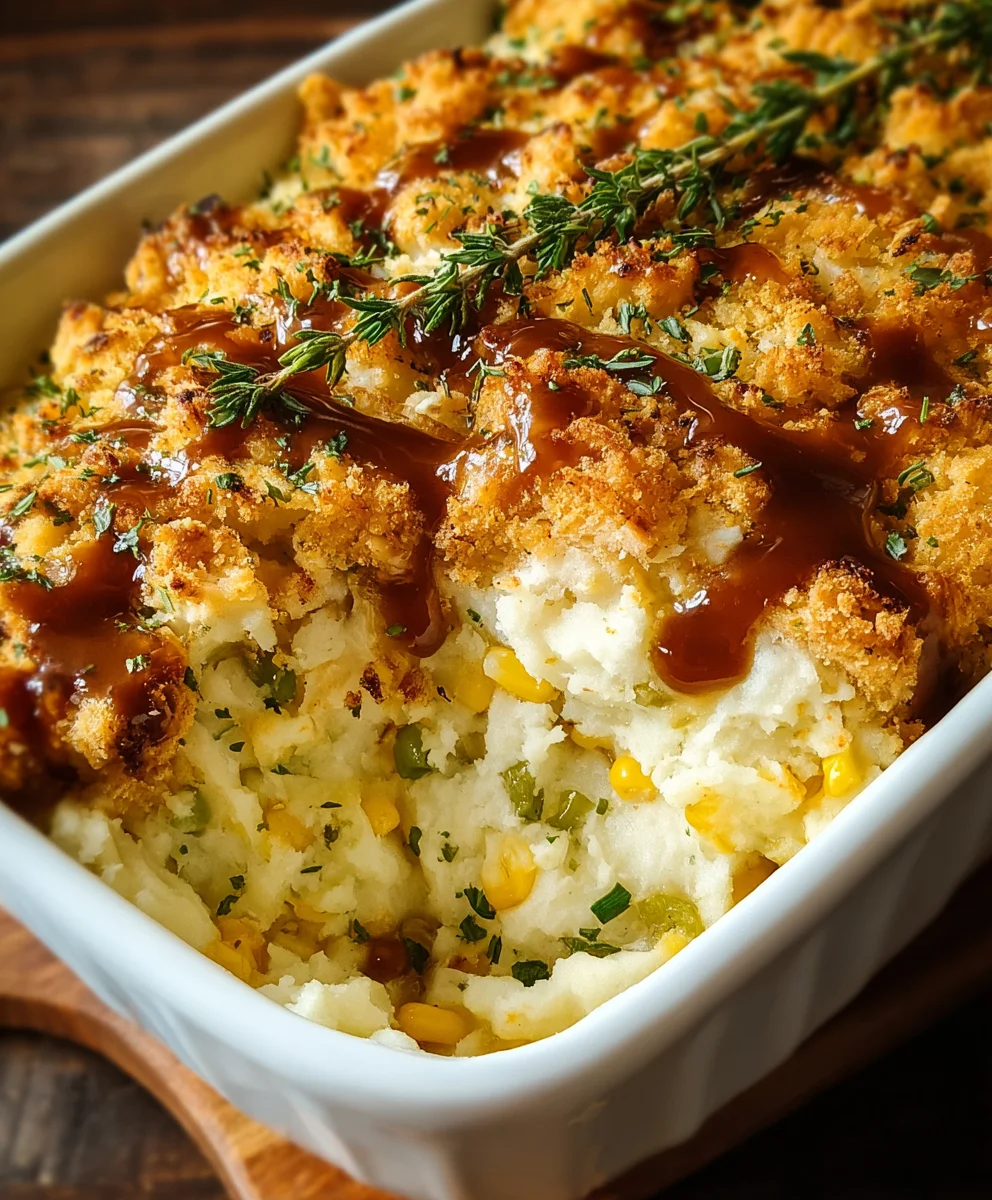 Ultimate Crispy Chicken Mashed Potato Casserole Recipe