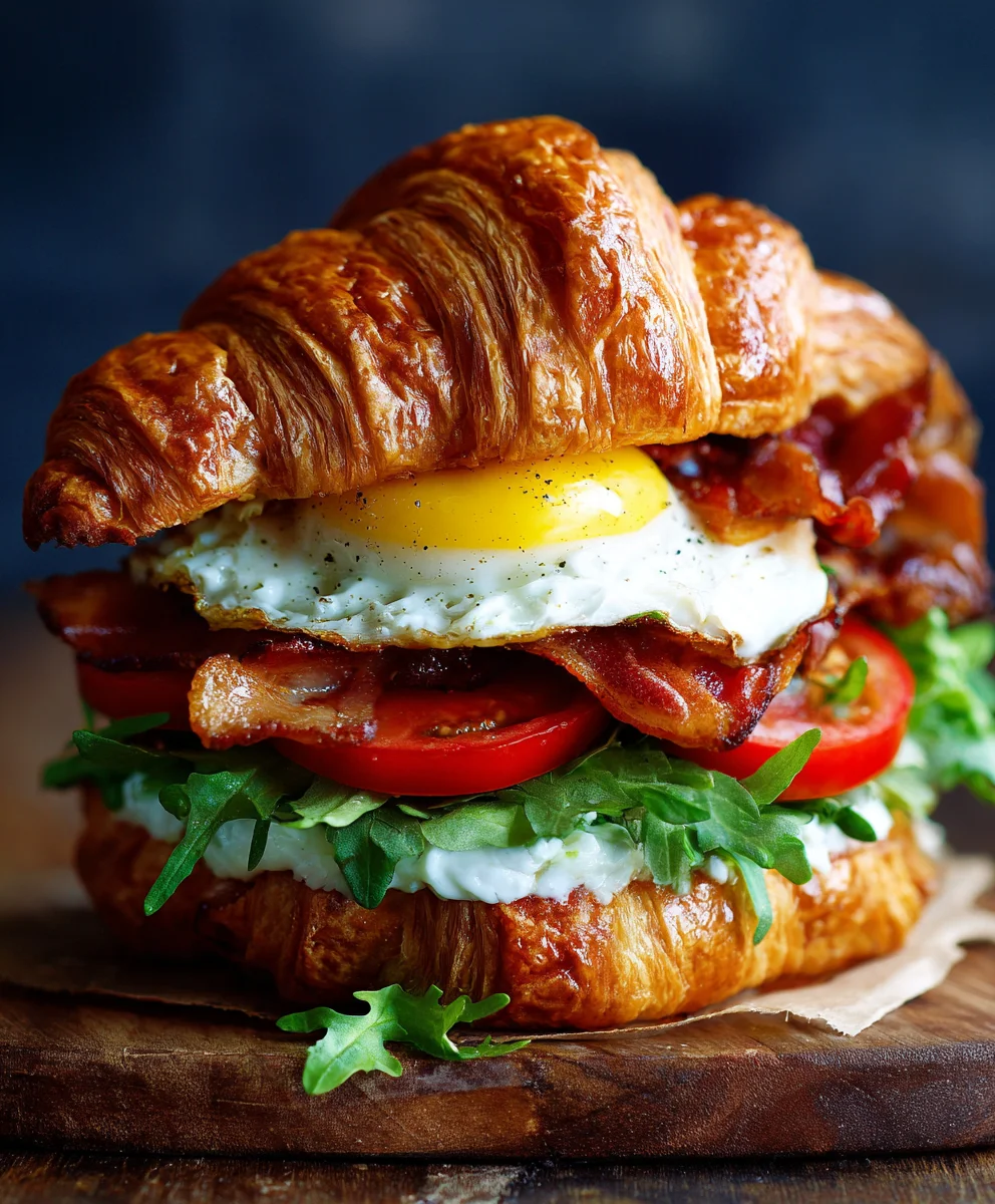 Ultimate Croissant Breakfast Sandwich for a Perfect Morning