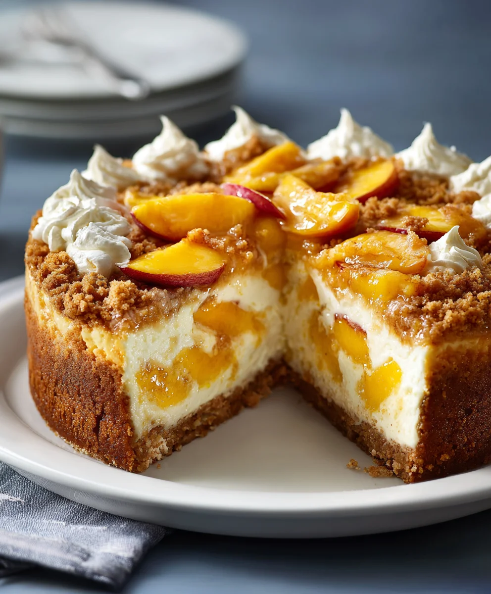 Peach Cobbler Cheesecake: The Ultimate Dessert Recipe!