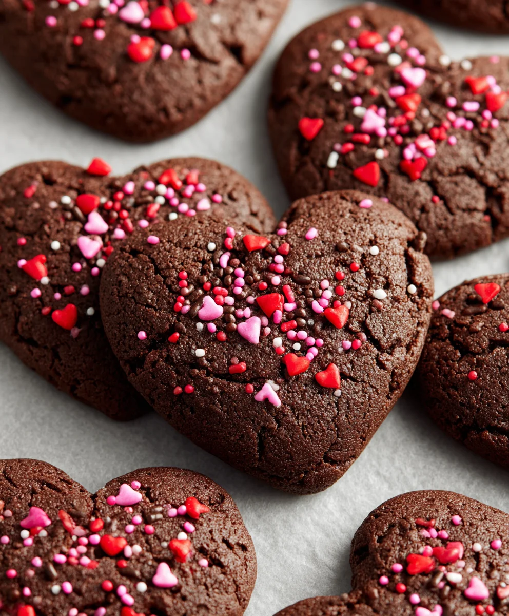 Delicious Non-Alcoholic Chocolate Valentines Cookies