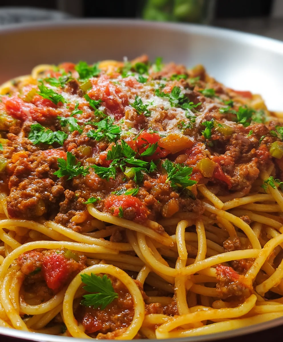 Best Beef Spaghetti Meat Sauce: Easy, Rich & Flavorful!