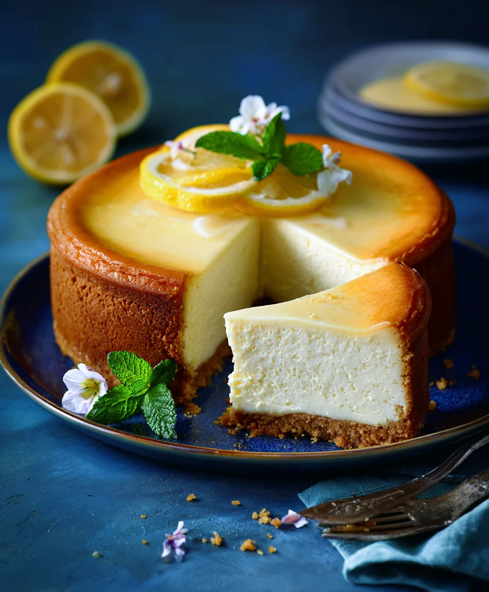 Creamy Luscious Lemon Cheesecake: Easy No-Bake Recipe