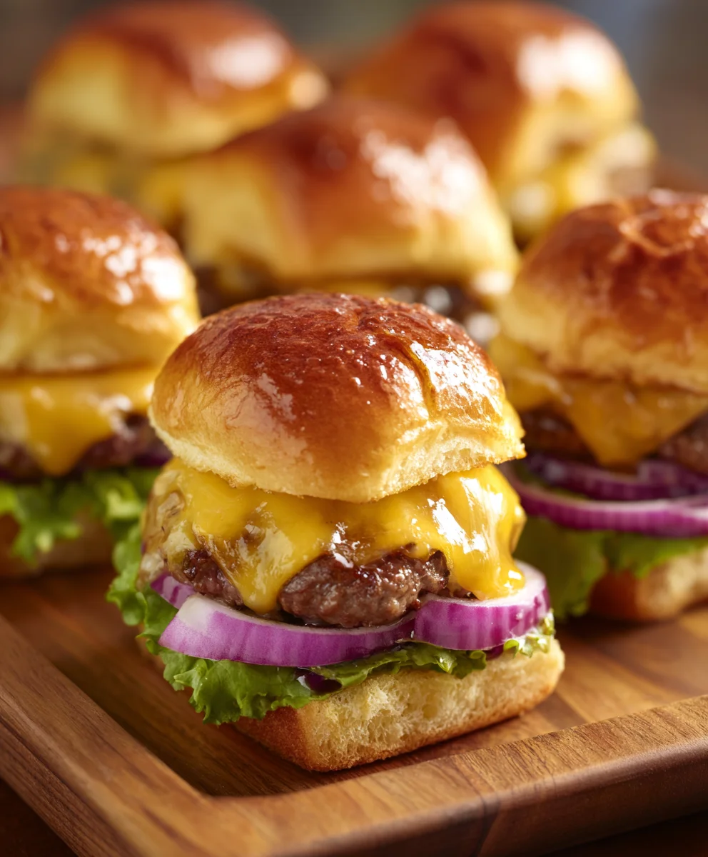 Ultimate Cheeseburger Sliders: Sweet Hawaiian Roll Recipe
