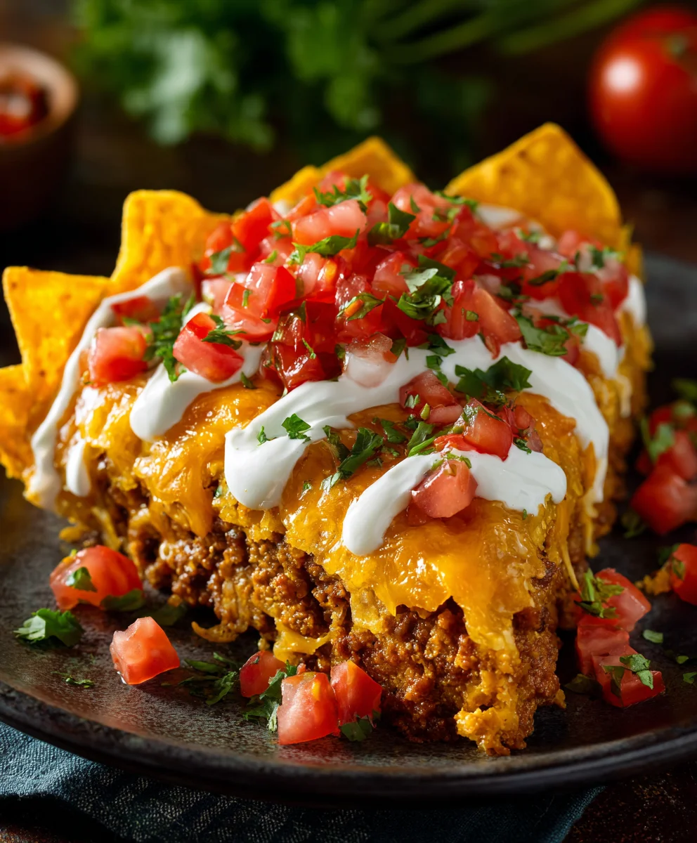Cheesy Dorito Taco Casserole Recipe - Family Favorite!