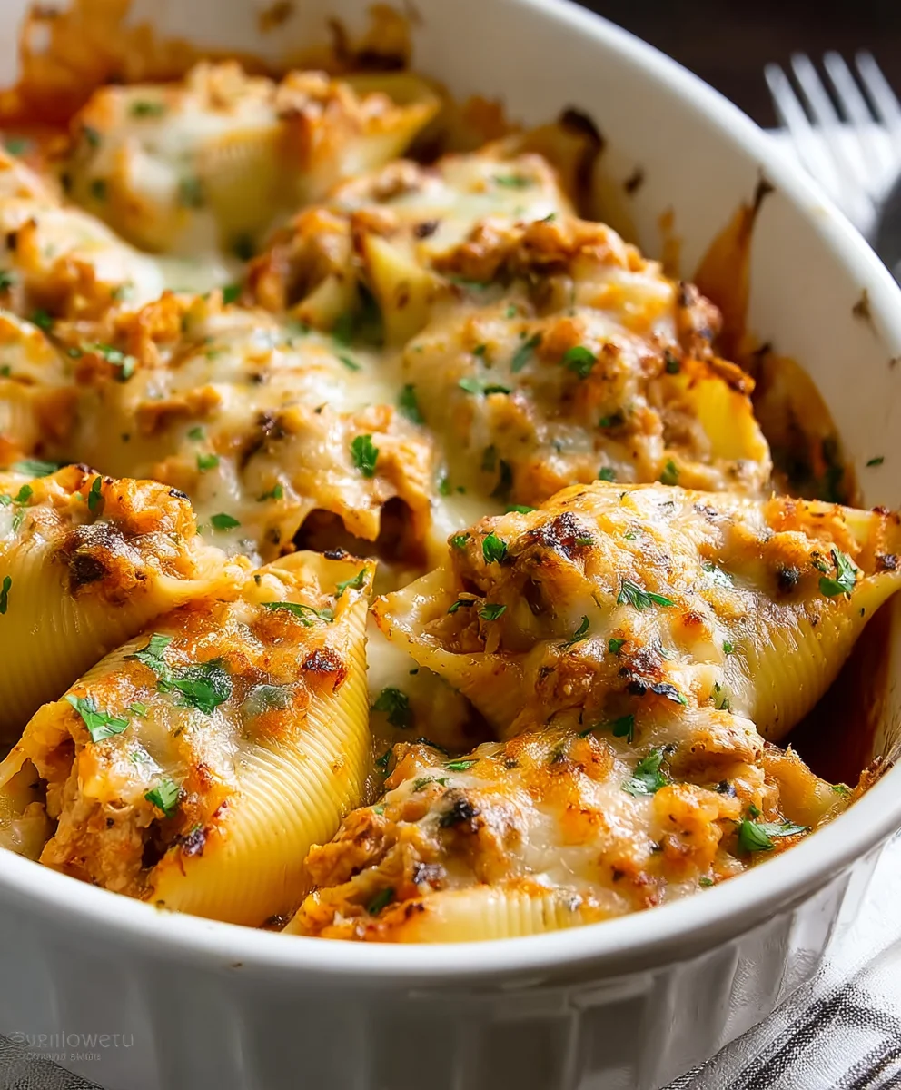 Delicious Leftover Thanksgiving Turkey Stuffed Shells