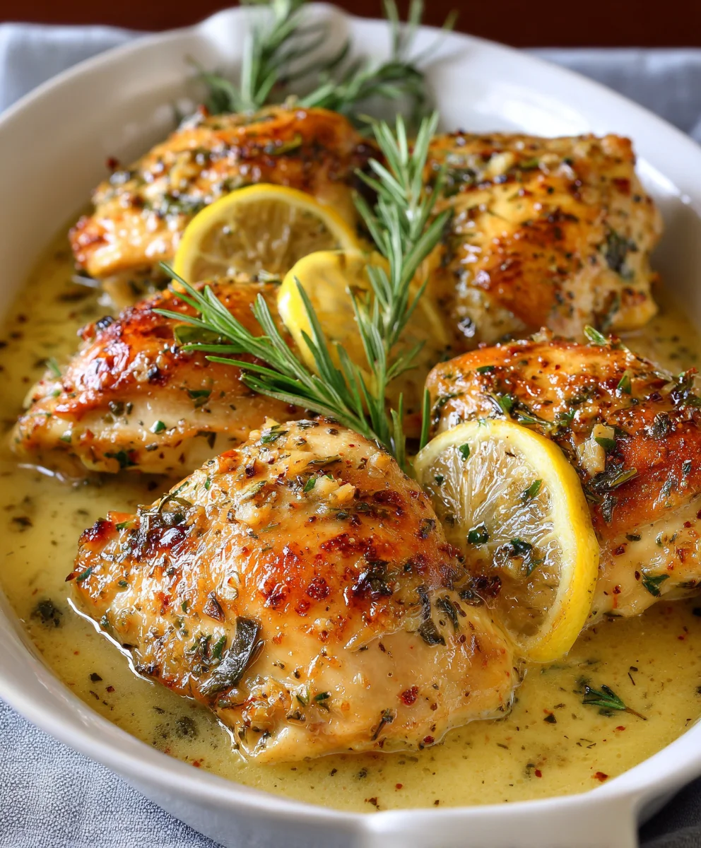 Easy Baked Lemon Butter Chicken: Perfect for Dinner Tonight