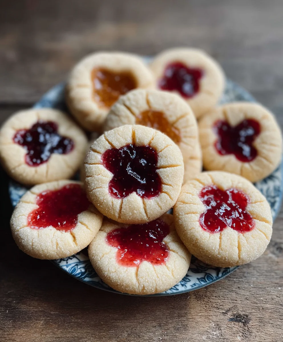 Easy Flower Jam Thumbprint Cookies: Bloom in Every Bite