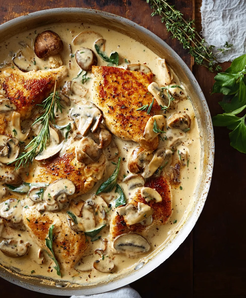 The Best Creamy Mushroom Chicken Recipe for a Cozy Night