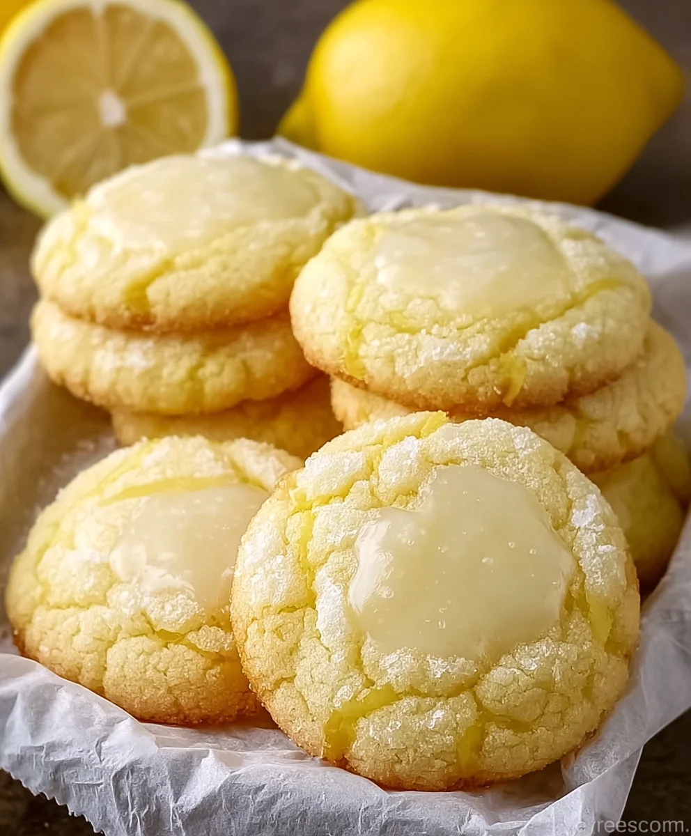 Zesty Lemon Poundcake Cookies Recipe: A Citrus Treat!