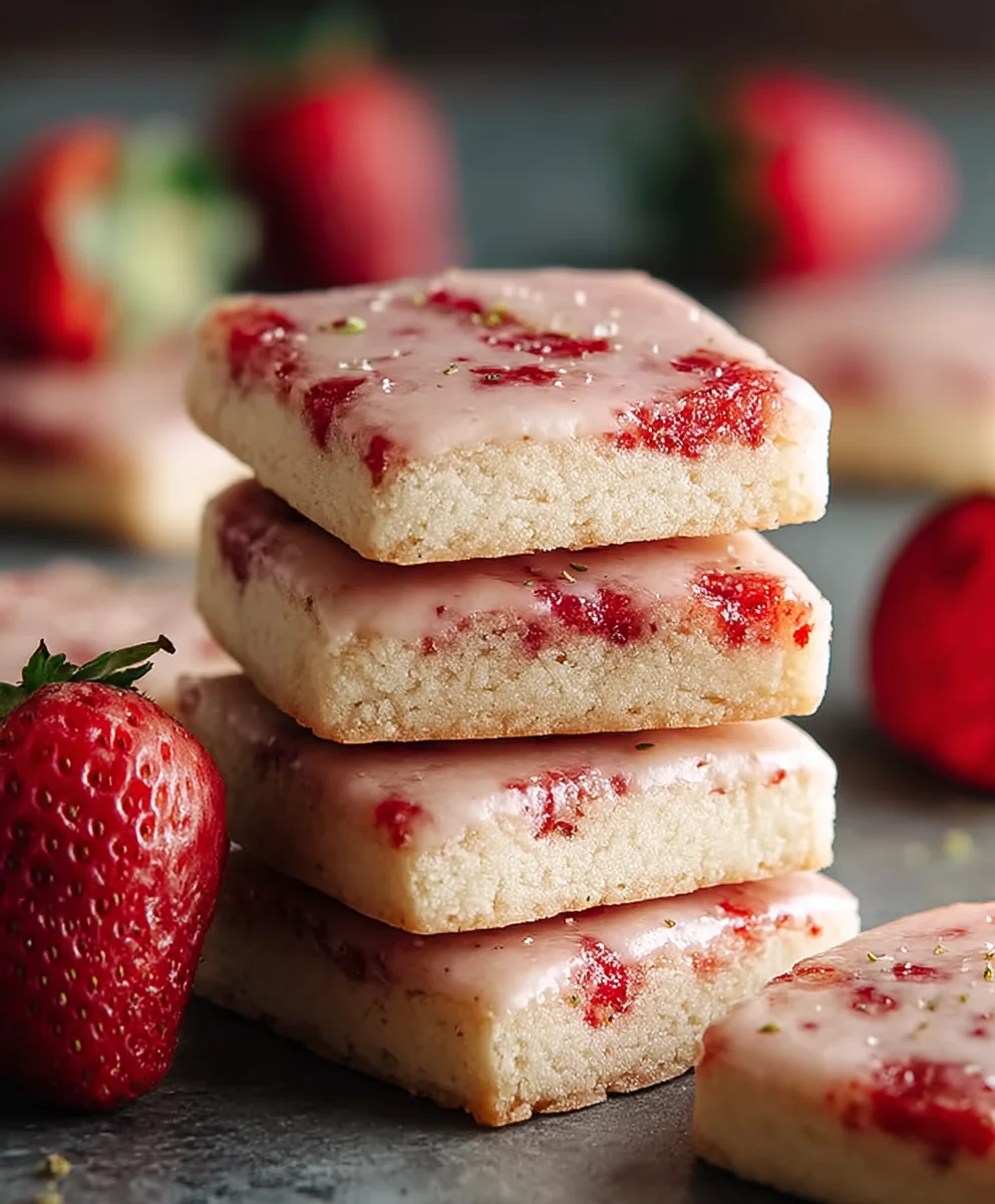 Delicious Strawberry Shortbread Cookies Recipe, Simple & Sweet
