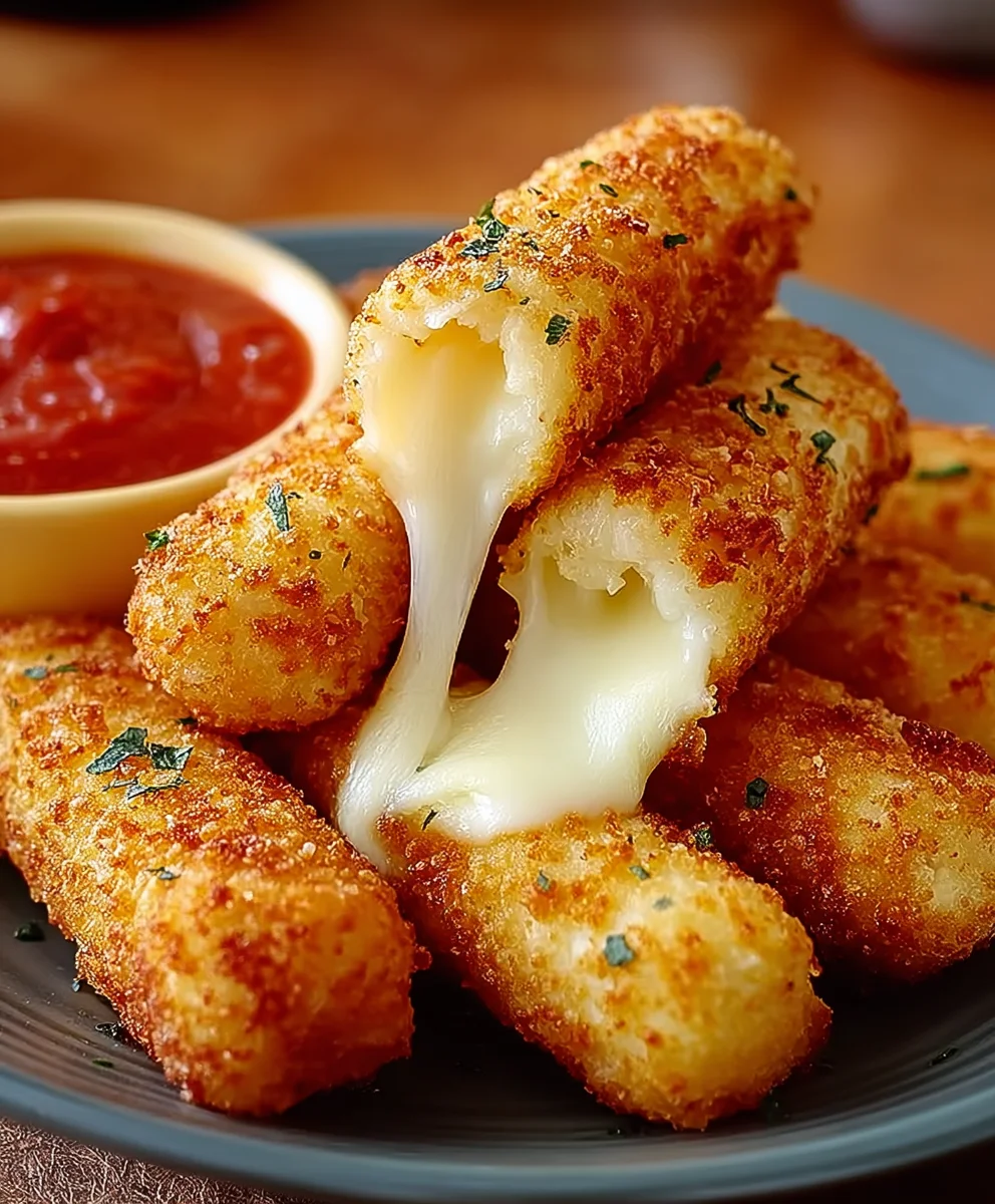 Get Ready for the Best Ever Ooey Gooey Mozzarella Sticks!
