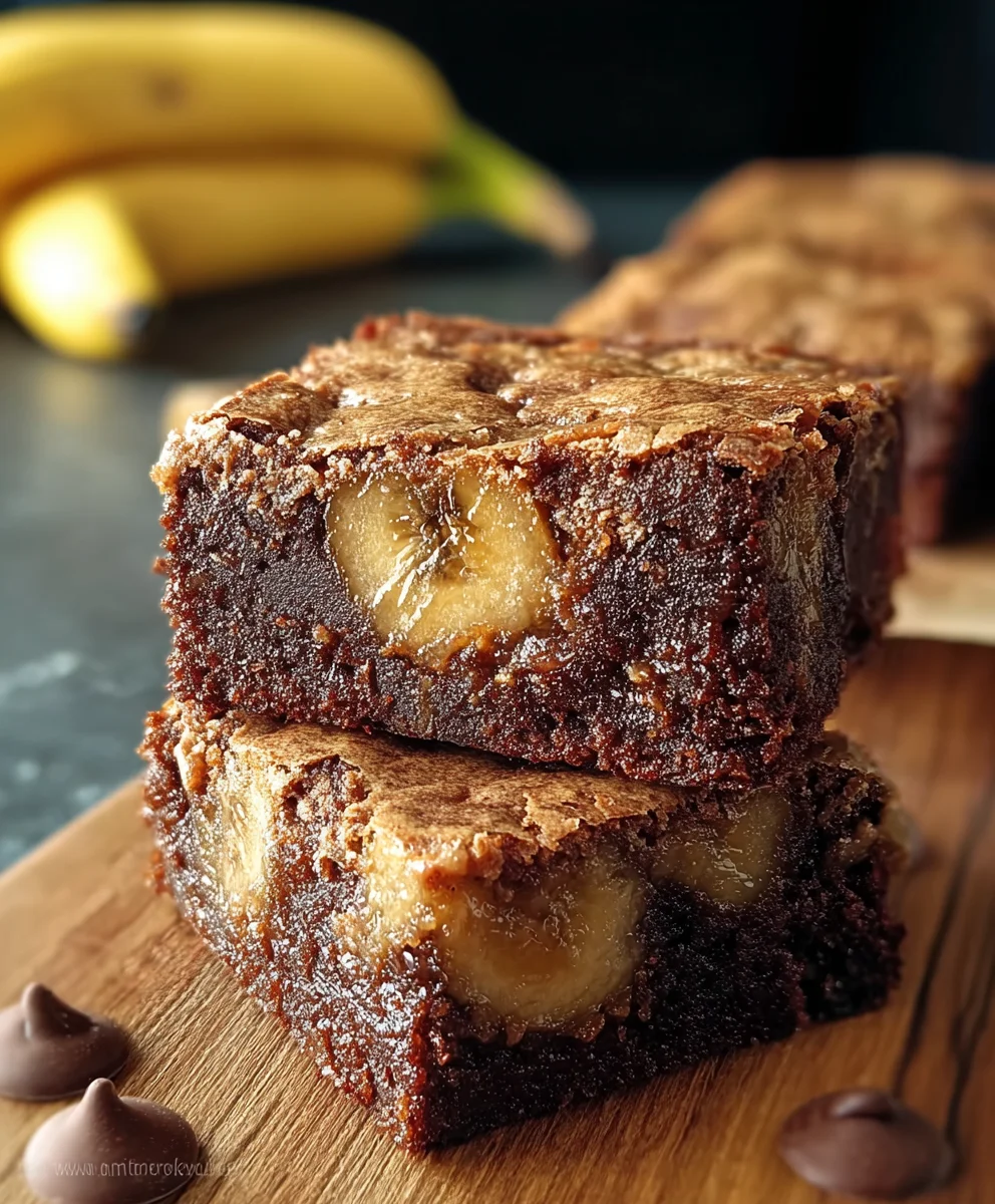 Banana Bread Brownies: Fudgy, Moist, & Irresistible Treat!