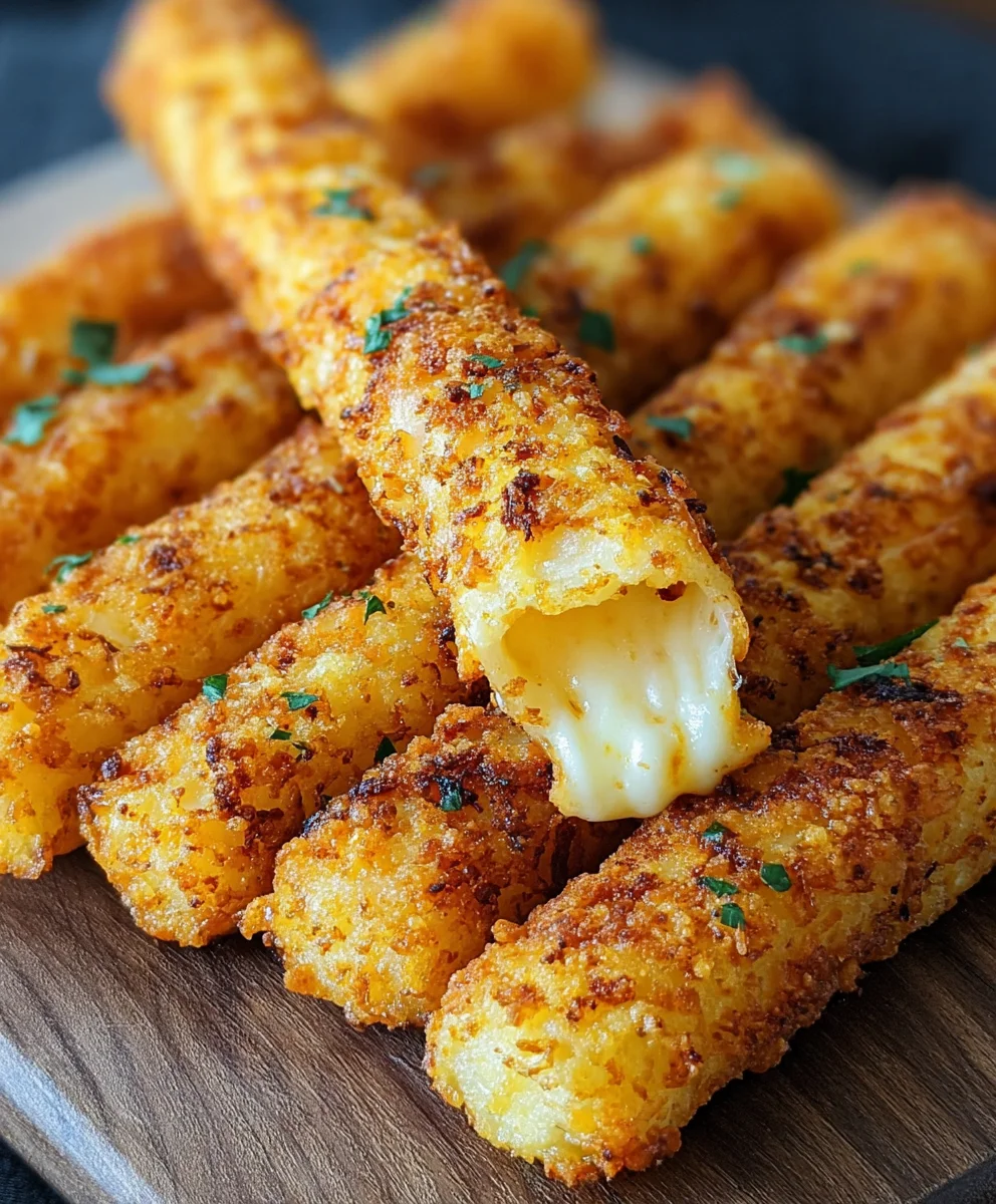 Crispy Cheesy Potato Sticks: Easy Homemade Snack Recipe