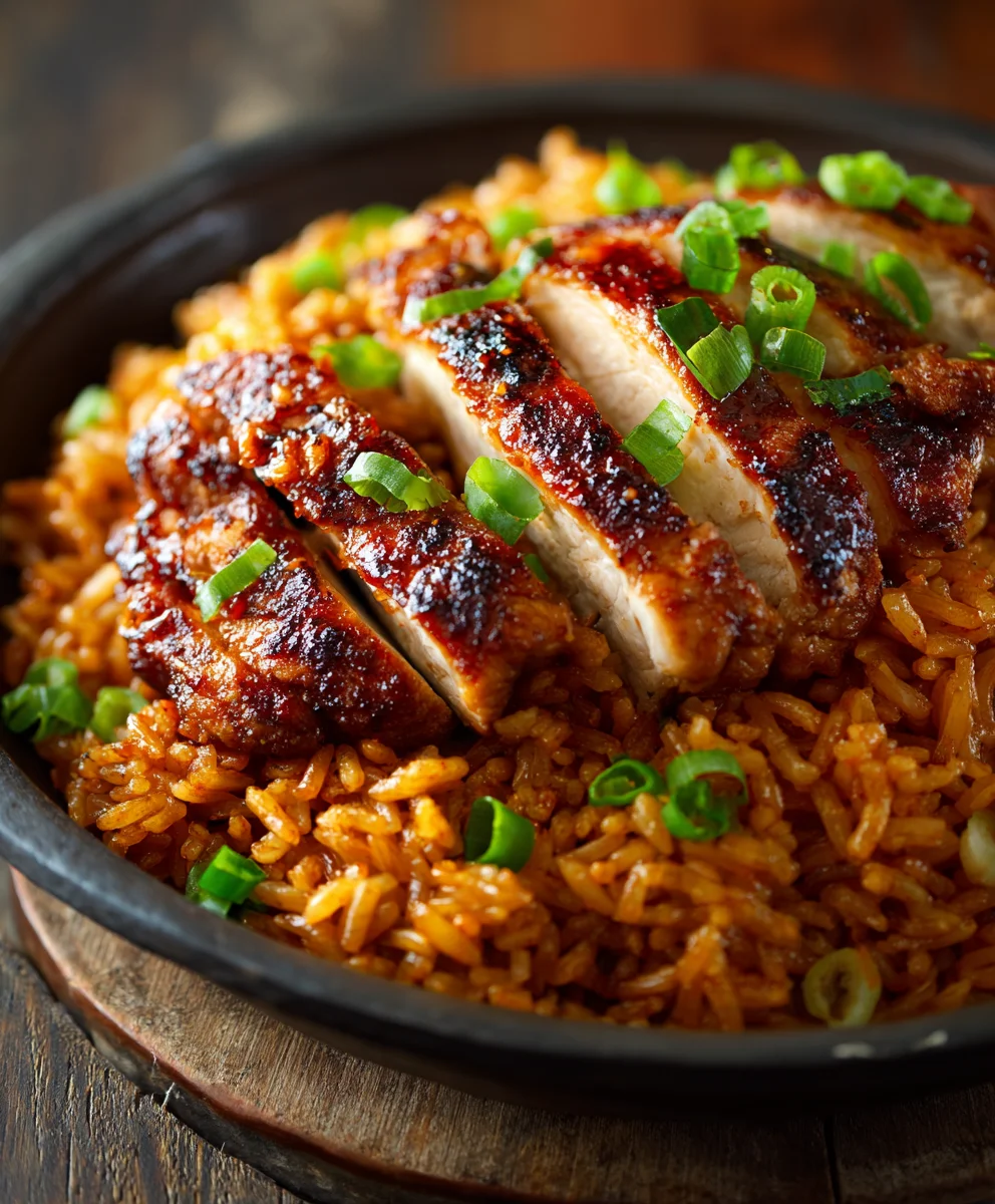 Delicious Honey BBQ Chicken Rice Recipe for Dinner Tonight