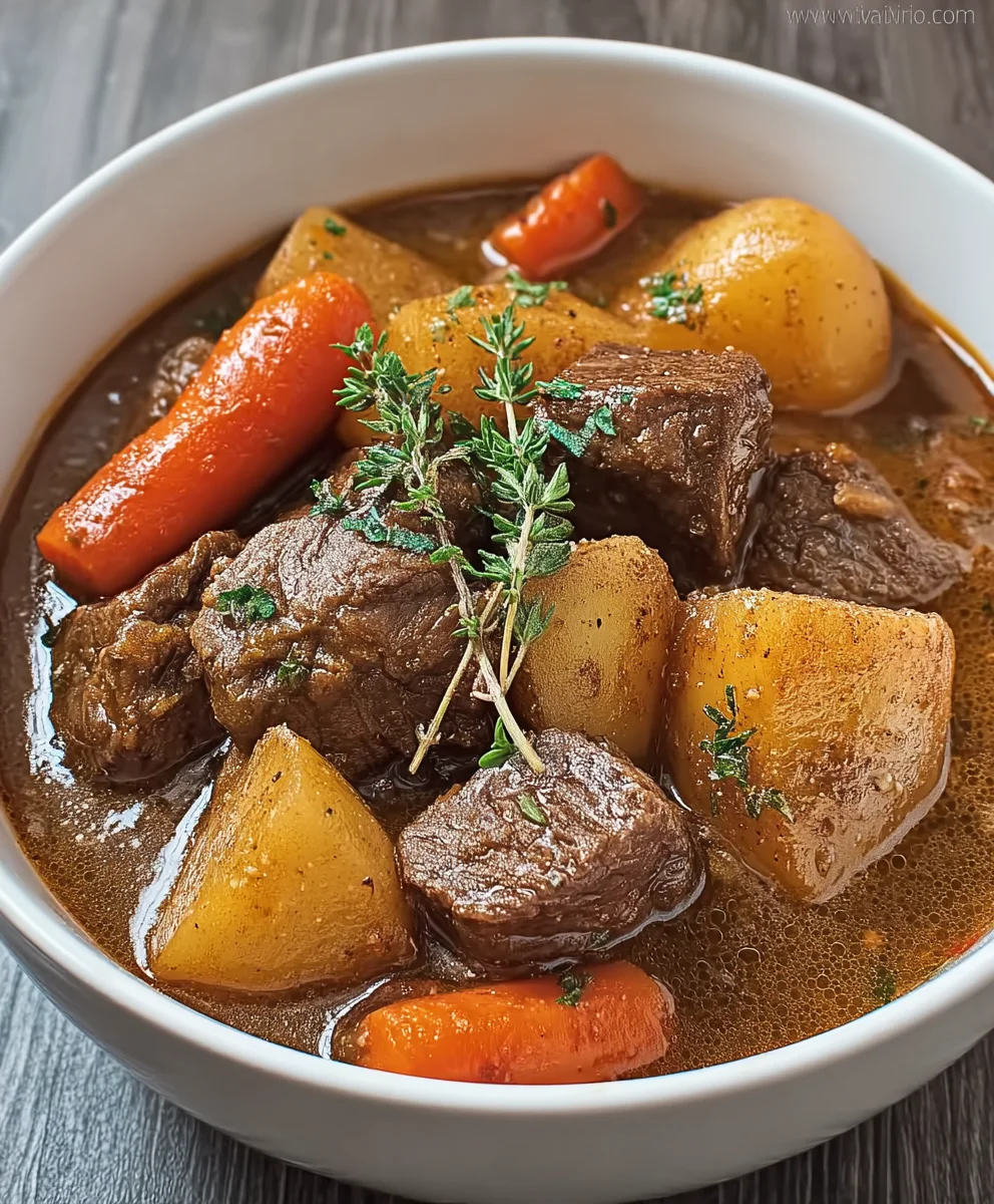 Best Slow Cooker Beef Stew: Tender, Hearty & Flavorful Dinner
