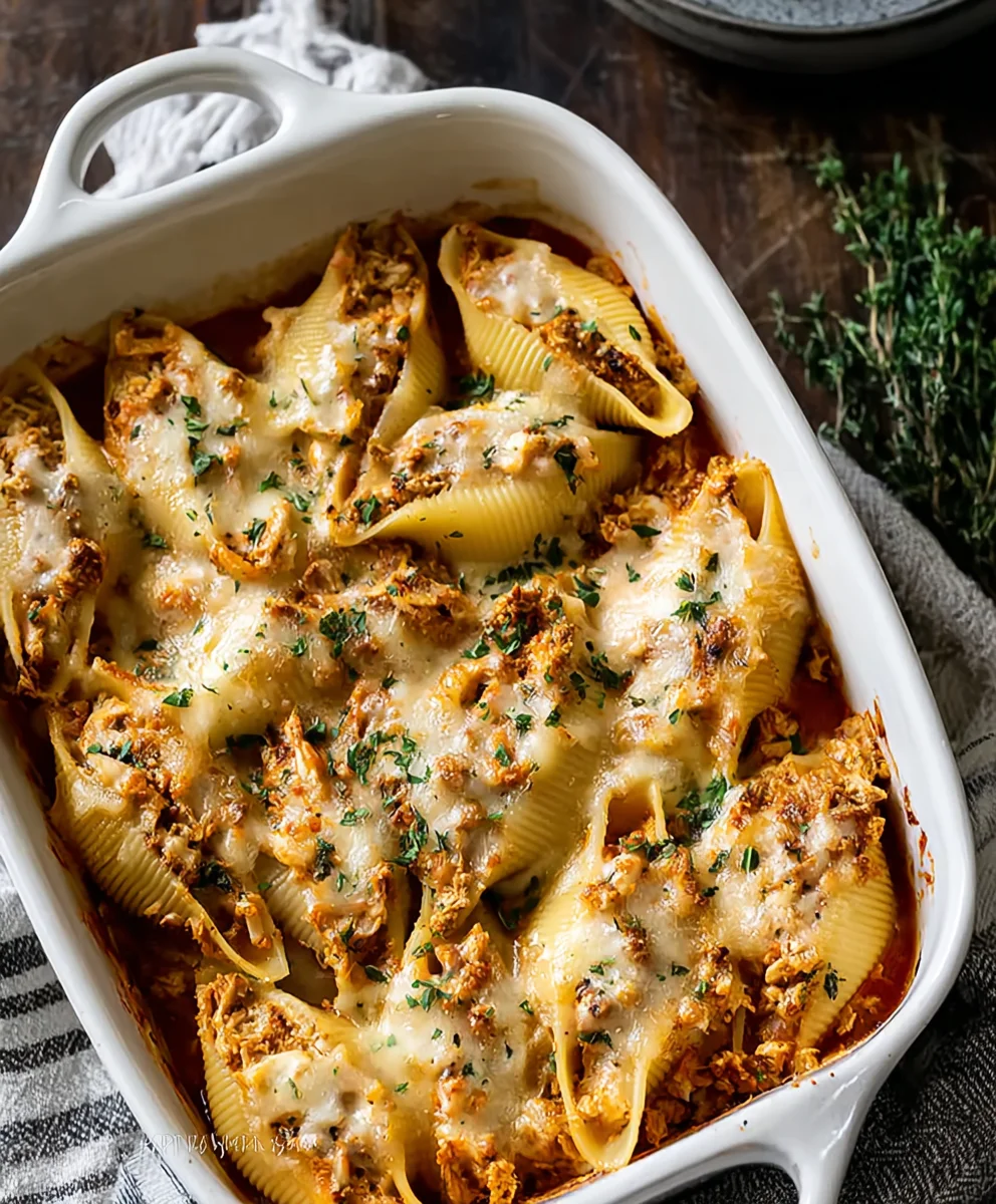 Delicious Leftover Thanksgiving Turkey Stuffed Shells