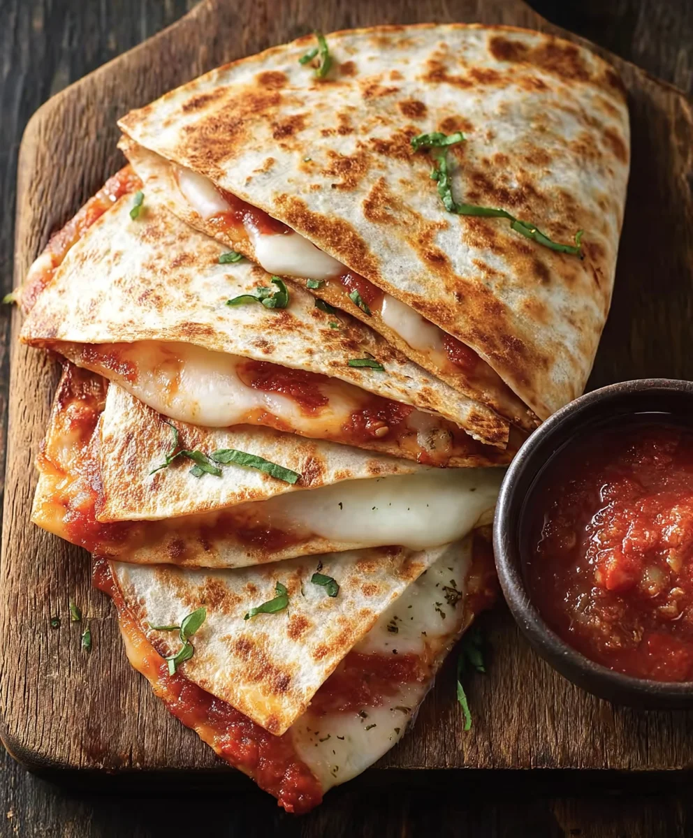 Easy Pizza Quesadillas - Quick & Cheesy Meal