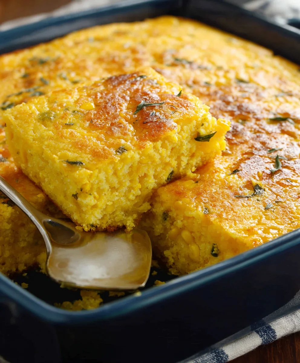 Easy Corn Pudding Casserole Simple Delicious Sides