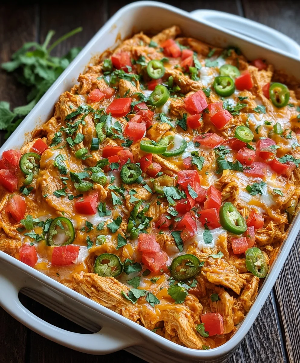 Easy Chicken Fajita Casserole Recipe