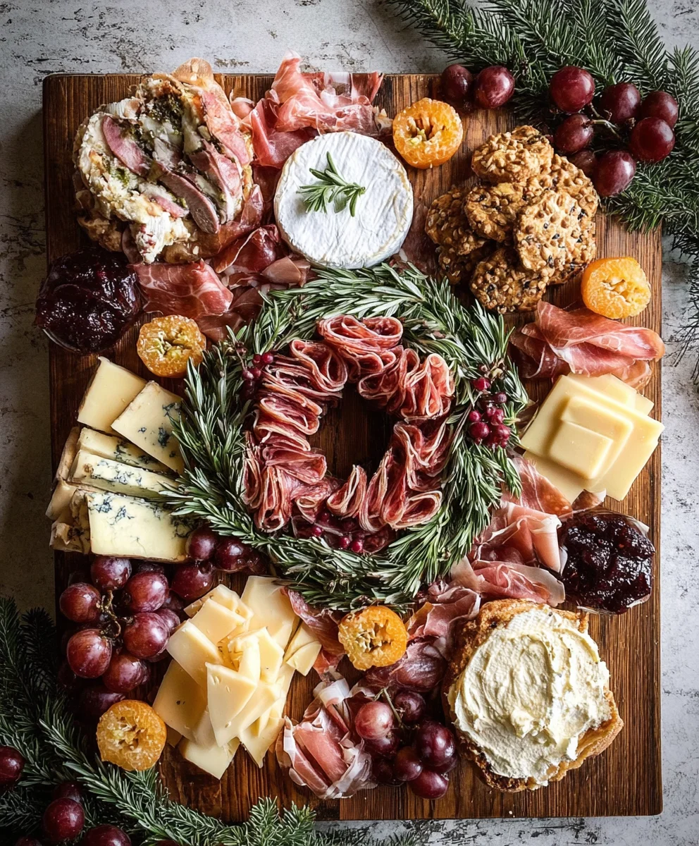 Easy Holiday Charcuterie Board - Minute Prep
