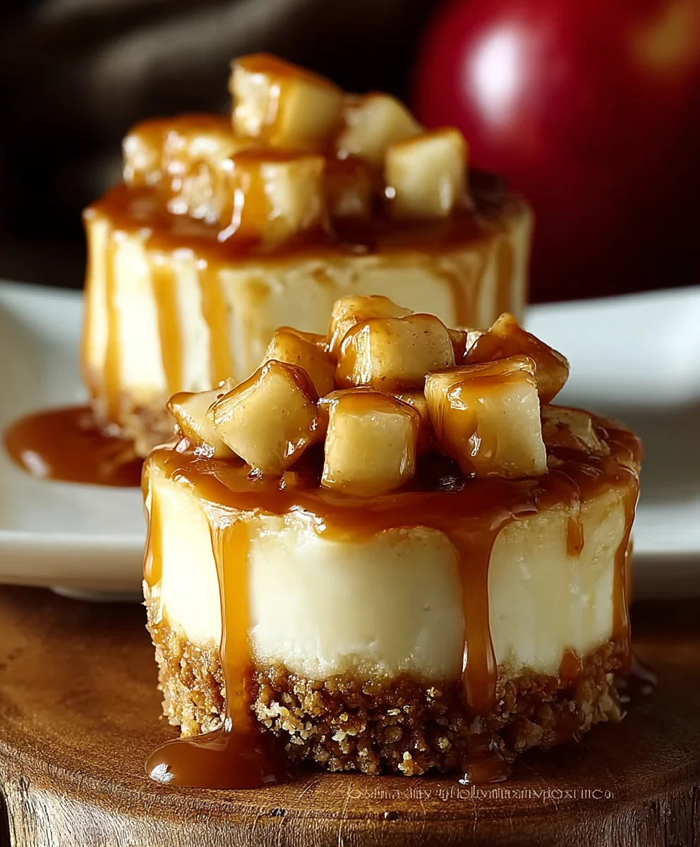 Caramel Apple Cheesecake-Irresistible Dessert Delight