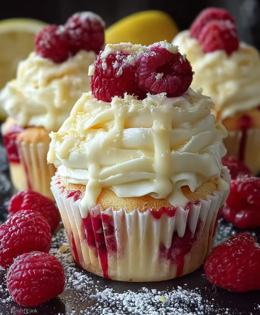 Delicious Raspberry Lemon Cupcakes: Sweet, Zesty & Irresistible!