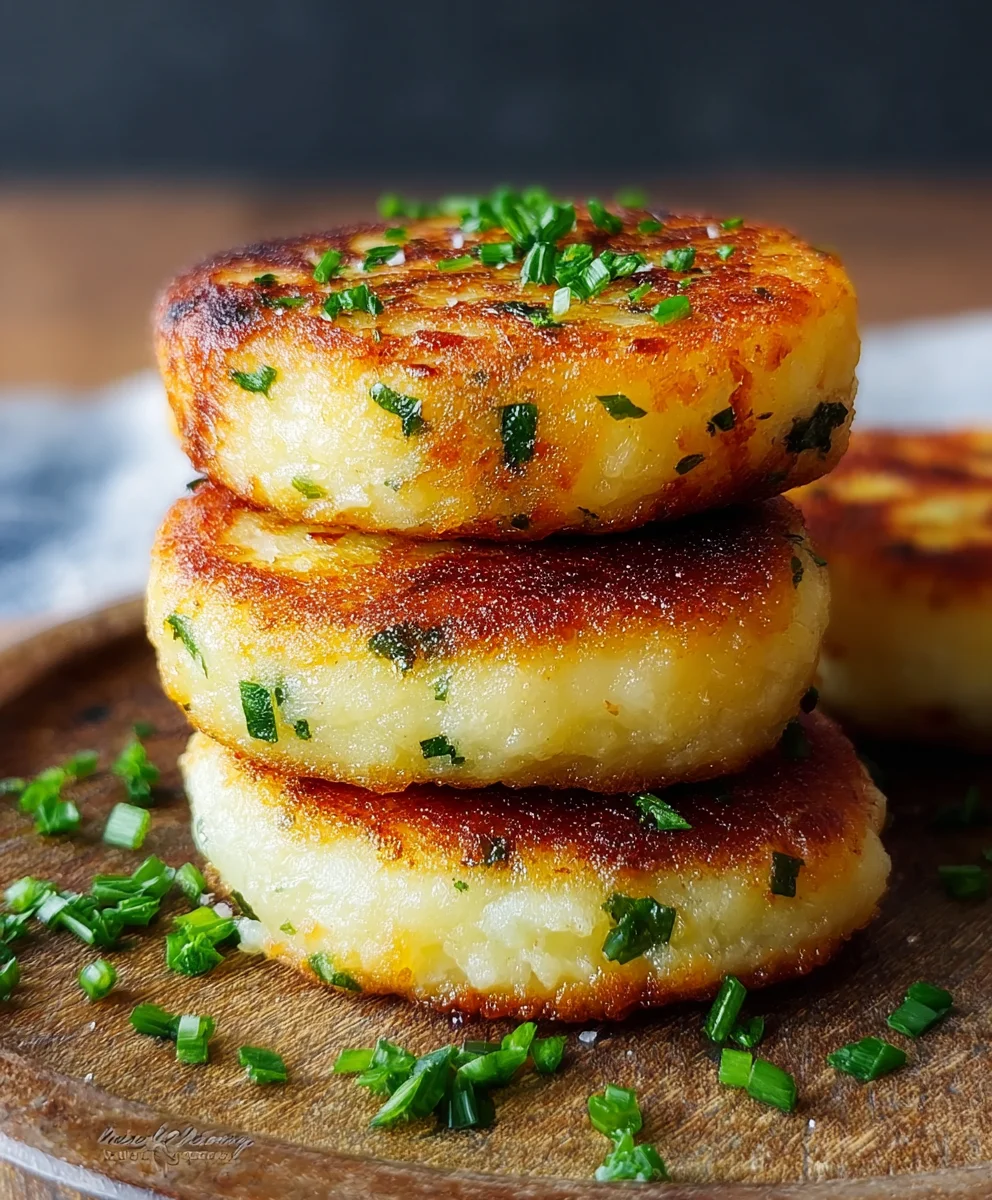 Golden Crispy Potato Patties: Quick & Simple Recipe Idea