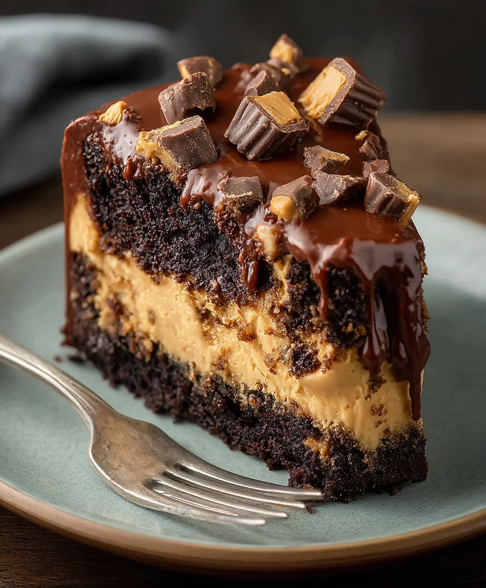 Chocolate Peanut Butter Cake: Indulge in Rich Flavor!
