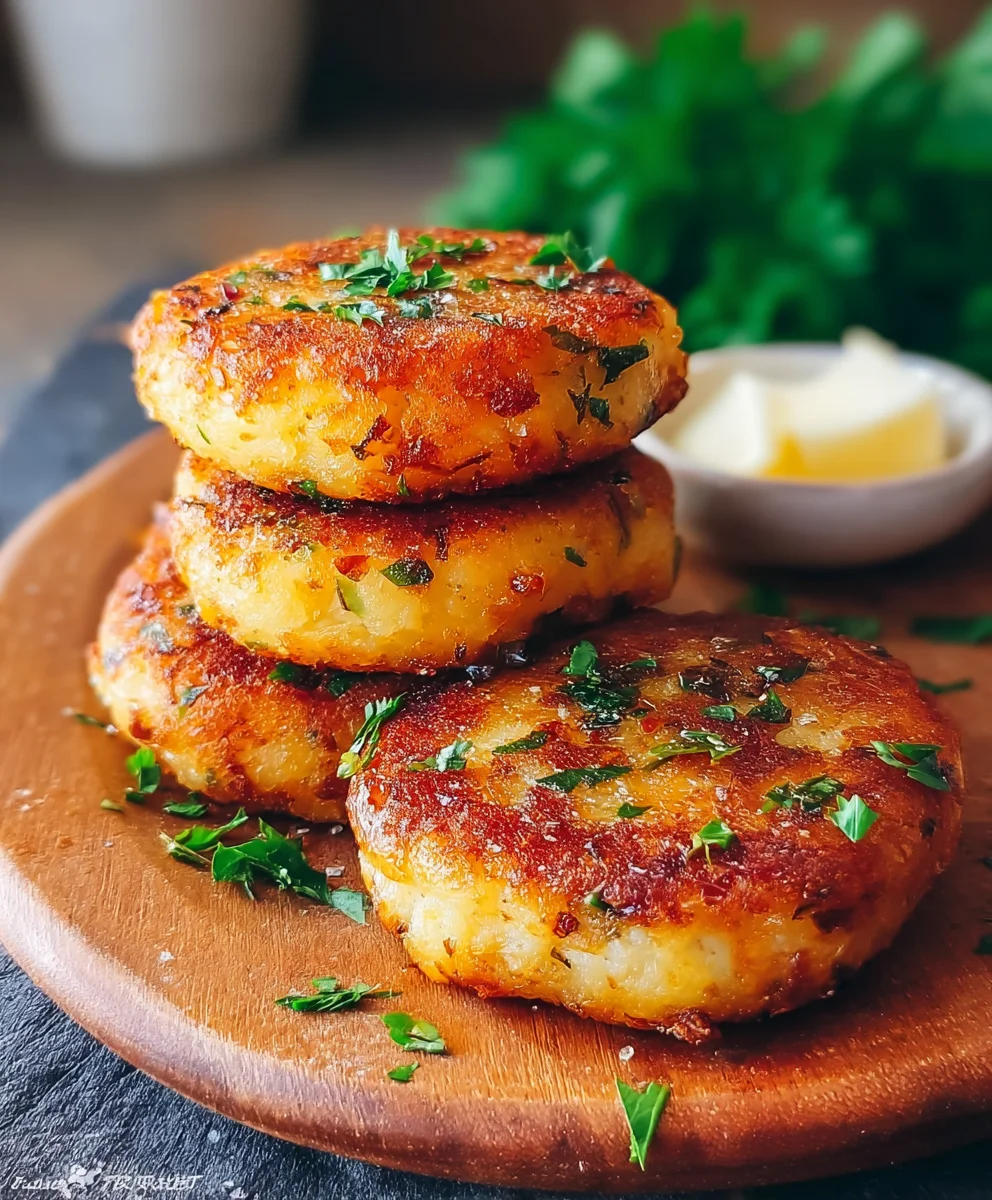 Golden Crispy Potato Patties: Quick & Simple Recipe Idea