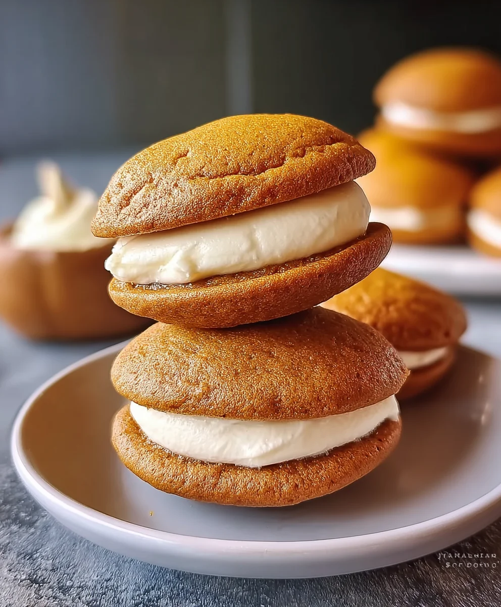 Delicious Pumpkin Whoopie Pies - Easy Recipe
