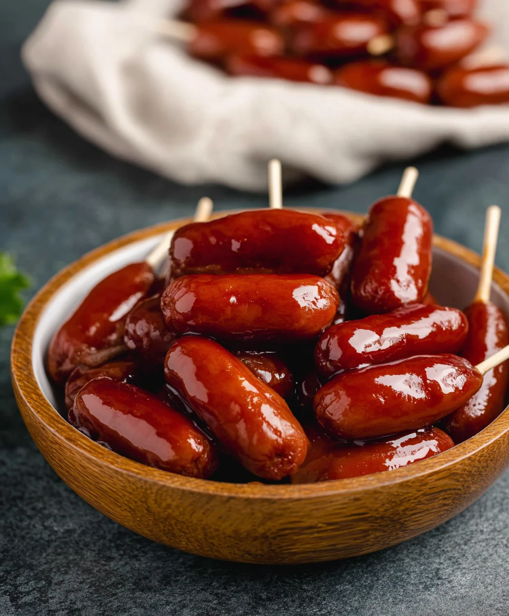 Slow Cooker Beef Little Smokies Appetizer