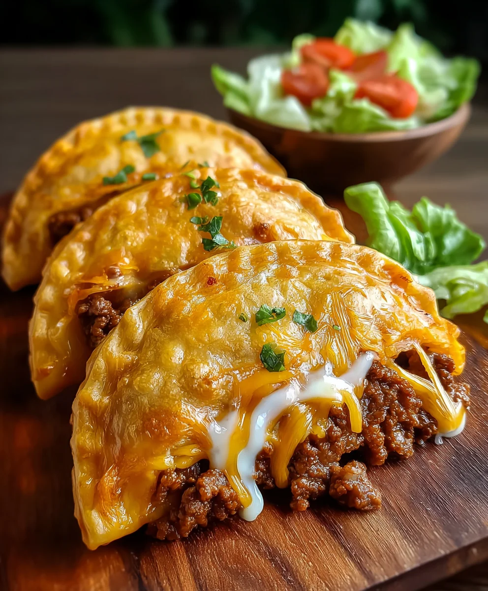 Cheesy Loaded Beef Pocket Tacos: Your New Go-To Dinner!