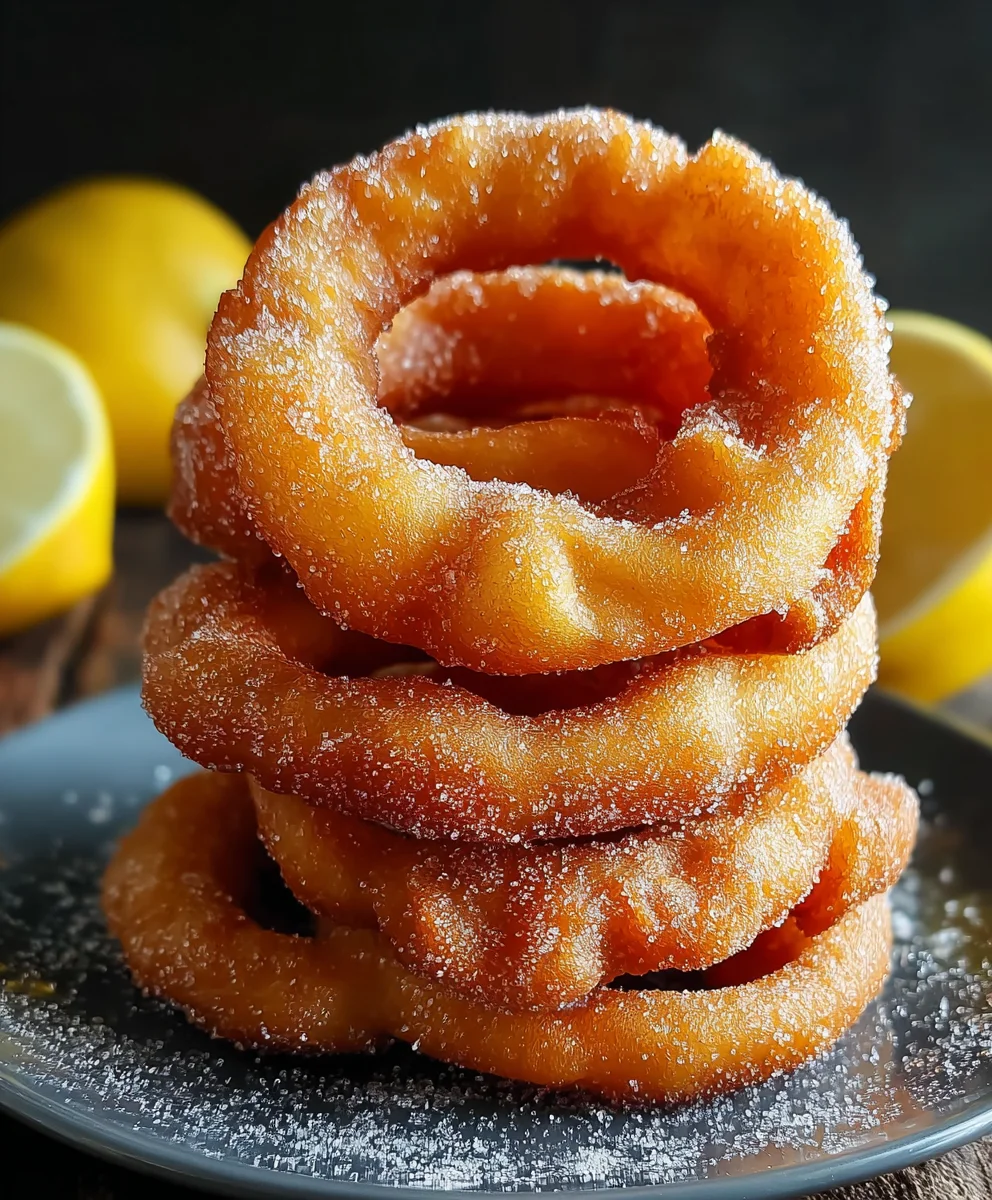 Crispy Fried Apple Rings - Easy Sweet Treat