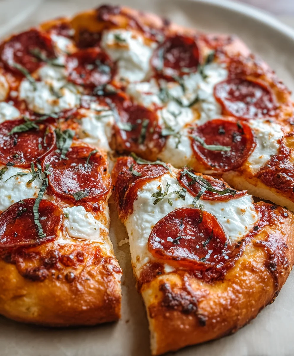 Hot Honey Beef Pepperoni Pizza Delight