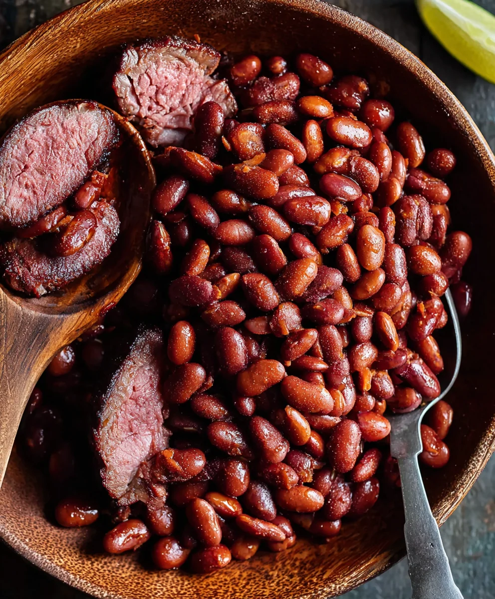 Santa Maria Pinquito Beans- Savory Beef & Spice