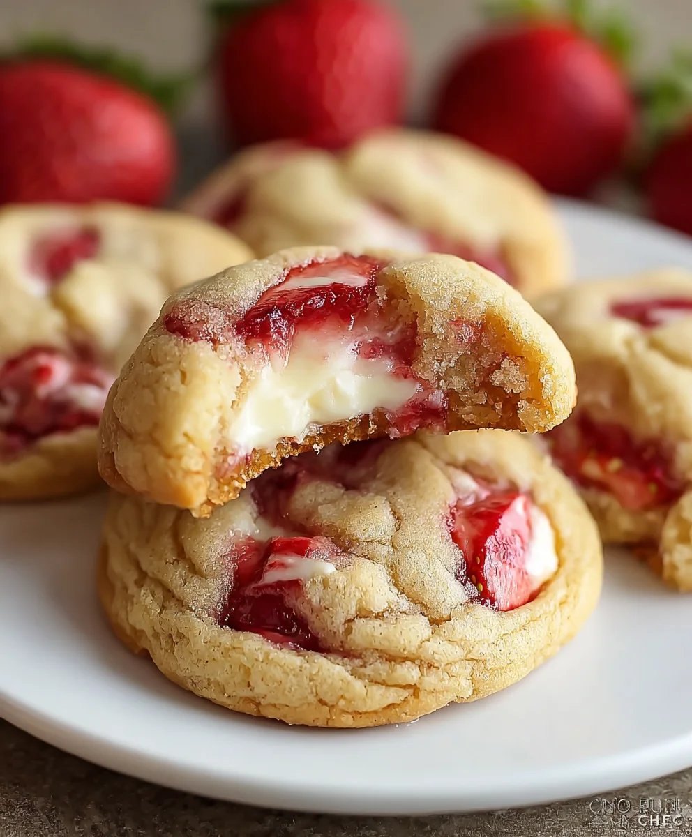 Best Strawberry Cheesecake Cookies – Sweet & Creamy Treat