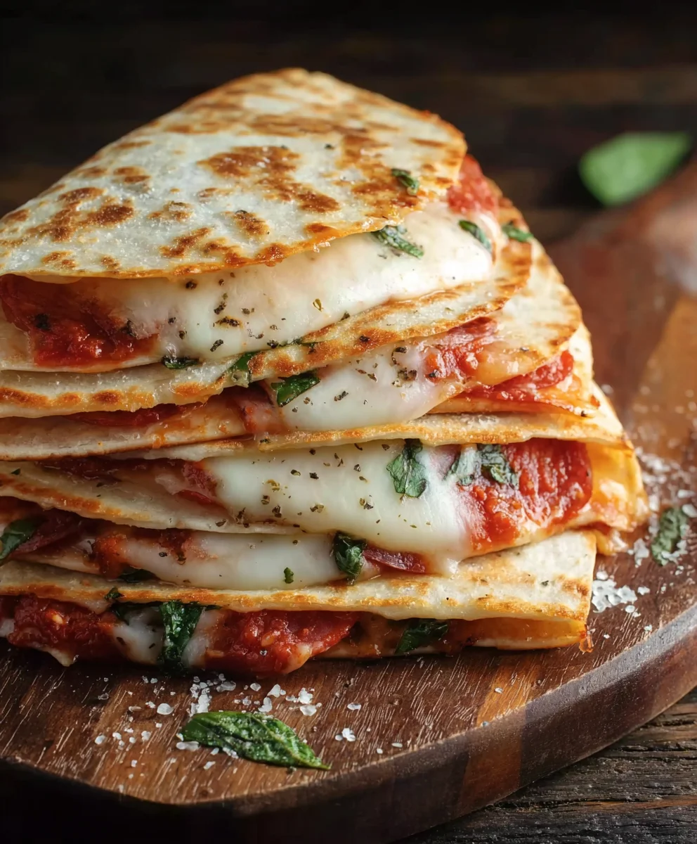 Easy Pizza Quesadillas - Quick & Cheesy Meal