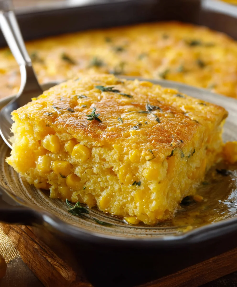 Easy Corn Pudding Casserole Simple Delicious Sides