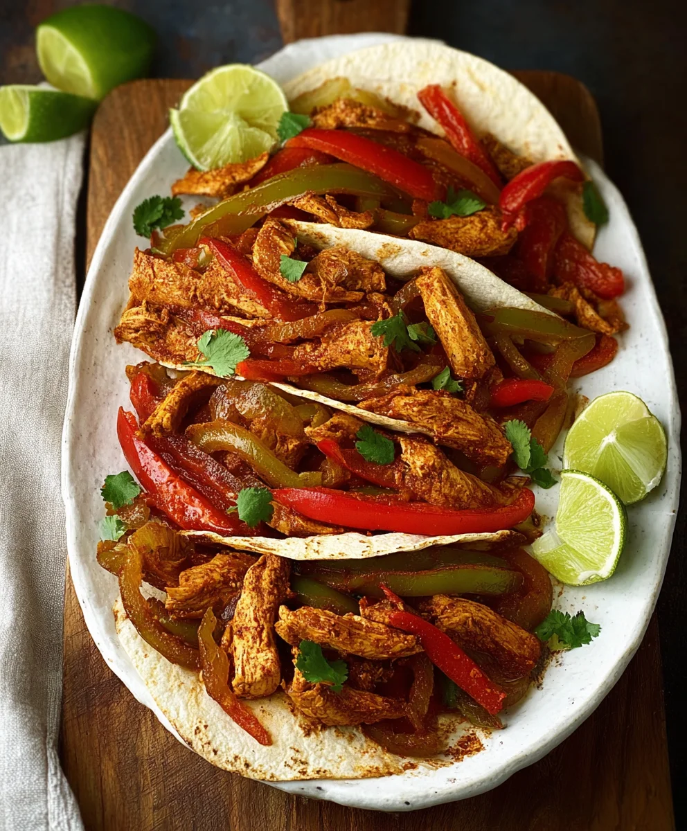 Easy Slow Cooker Beef Fajitas-Flavorful & Quick