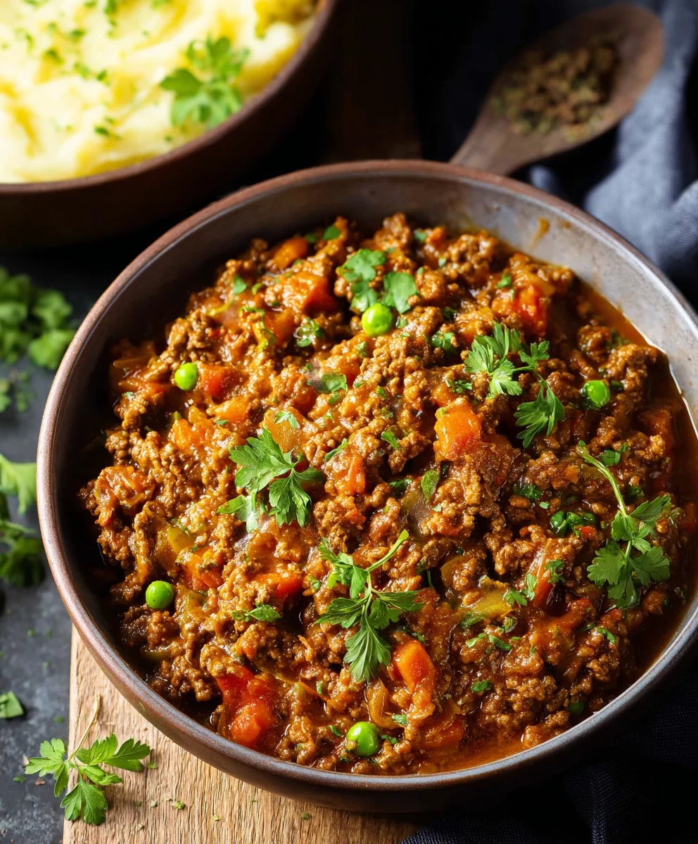 Easy Savoury Beef Mince Curry Recipe