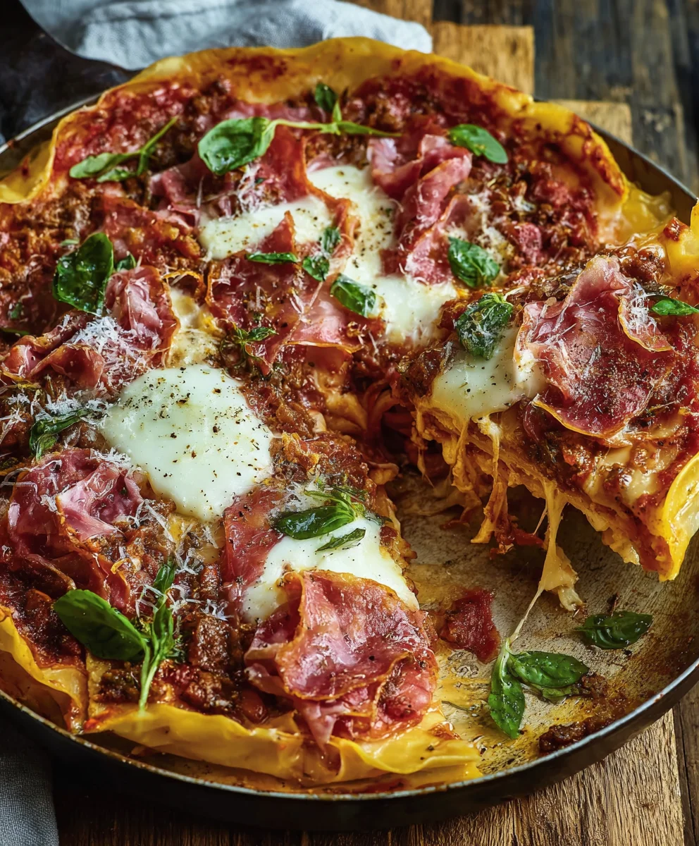 Ultimate Pizzagna Recipe- Delicious Beef & Cheese Bake